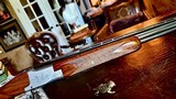BROWNING BELGIUM SUPERPOSED PIGEON 28GA - 28” - RKLT - INCREDIBLE BLACK FEATHERCROTCH WALNUT - MIDDLE AND END IVORY BEADS - 13 of 17