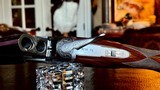 BROWNING BELGIUM SUPERPOSED PIGEON 28GA - 28” - RKLT - INCREDIBLE BLACK FEATHERCROTCH WALNUT - MIDDLE AND END IVORY BEADS - 11 of 17