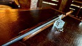 BROWNING BELGIUM SUPERPOSED PIGEON 28GA - 28” - RKLT - INCREDIBLE BLACK FEATHERCROTCH WALNUT - MIDDLE AND END IVORY BEADS - 9 of 17