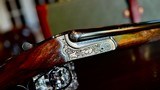 MERKEL 1620 EL 16GA - 28” - IC/M - DT - 6 LBS - MERKEL NAUGAHYDE GREEN CASE - ENGRAVER INITIALS IN FANCY CURSIVE - REMARKABLE GERMAN FIELD SHOTGUN - 5 of 11
