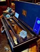 BERETTA 687 SPII “JEG SPECIAL” 28GA 410GA 28” MOBIL CHOKES - EELL WOOD UPGRADE - DEEP RELIEF ENGR. MAKER’S CASE UPGRADE - 99% - SPECTACULAR ENSEMBLE - 3 of 25