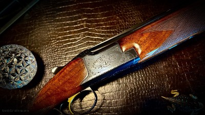 BROWNING SUPERPOSED SUPERLIGHT 20GA “1 0F 227” SPECIAL ORDER HAND ENGRAVED by d. Septon GUNS BY KOESSL AND JAQUA IN EARLY 1980’s - ca 1985 - Image 9 of 14