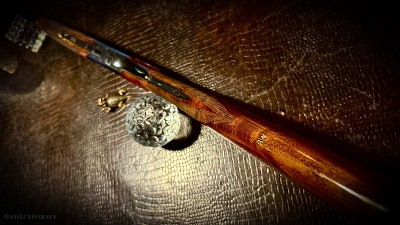 BROWNING SUPERPOSED SUPERLIGHT 20GA “1 0F 227” SPECIAL ORDER HAND ENGRAVED by d. Septon GUNS BY KOESSL AND JAQUA IN EARLY 1980’s - ca 1985 - Image 6 of 14