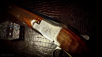 BROWNING SUPERPOSED RKLT GRADE II EARLY PIGEON 20GA - F. FUNKEN DOUBLE SIGNED - 26.5” - M / F - ca. 1958 - DELUXE COLLECTOR GUN - Image 5 of 16