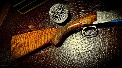 BROWNING SUPERPOSED RKLT GRADE II EARLY PIGEON 20GA - F. FUNKEN DOUBLE SIGNED - 26.5” - M / F - ca. 1958 - DELUXE COLLECTOR GUN - Image 9 of 16