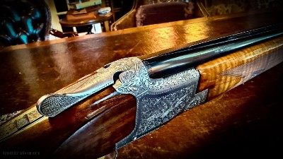 BROWNING SUPERPOSED RKLT GRADE II EARLY PIGEON 20GA - F. FUNKEN DOUBLE SIGNED - 26.5” - M / F - ca. 1958 - DELUXE COLLECTOR GUN - Image 8 of 16