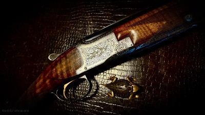 BROWNING SUPERPOSED RKLT GRADE II EARLY PIGEON 20GA - F. FUNKEN DOUBLE SIGNED - 26.5” - M / F - ca. 1958 - DELUXE COLLECTOR GUN - Image 2 of 16