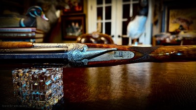 BROWNING SUPERPOSED RKLT GRADE II EARLY PIGEON 20GA - F. FUNKEN DOUBLE SIGNED - 26.5” - M / F - ca. 1958 - DELUXE COLLECTOR GUN - Image 13 of 16