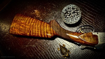 BROWNING SUPERPOSED RKLT GRADE II EARLY PIGEON 20GA - F. FUNKEN DOUBLE SIGNED - 26.5” - M / F - ca. 1958 - DELUXE COLLECTOR GUN - Image 10 of 16