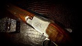 BROWNING SUPERPOSED RKLT GRADE II EARLY PIGEON 20GA - F. FUNKEN DOUBLE SIGNED - 26.5” - M / F - ca. 1958 - DELUXE COLLECTOR GUN - 5 of 16