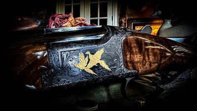 BROWNING GRADE VI 20GA - 26” - AS NEW - BROWNING CASE - 99% - INVECTOR - SPECTACULAR BLACK FEATHERCROTCH WALNUT WOW!
CONDITION: AS NEW NO FLAWS TO R