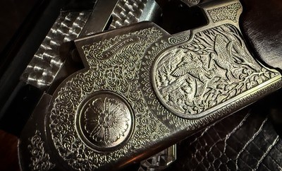 BERETTA 687 SILVER PIGEON II 28GA 410GA 99% - “JEG SPECIAL” - 28” - LEATHER CANVAS CASE W/ACCESSORIES - SPLENDID CONDITION ALL AROUND