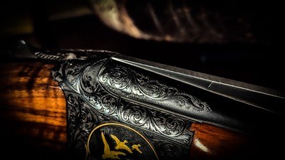 BROWNING SUPERPOSED MIDAS 28GA - F/F - 26 3/8” - 99% CONDITION - 1 OF 2 MADE IN 1961 IN MIDAS 28GA - EXQUISITE COLLECTOR’S ULTIMATE ERA PIECE - Image 8 of 18