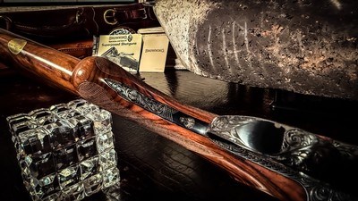 BROWNING SUPERPOSED MIDAS 28GA - F/F - 26 3/8” - 99% CONDITION - 1 OF 2 MADE IN 1961 IN MIDAS 28GA - EXQUISITE COLLECTOR’S ULTIMATE ERA PIECE - Image 15 of 18