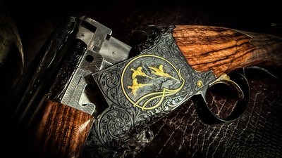 BROWNING SUPERPOSED MIDAS 28GA - F/F - 26 3/8” - 99% CONDITION - 1 OF 2 MADE IN 1961 IN MIDAS 28GA - EXQUISITE COLLECTOR’S ULTIMATE ERA PIECE - Image 9 of 18