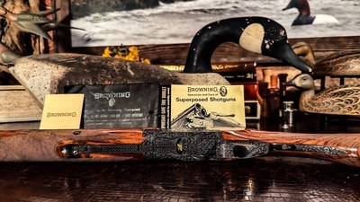 BROWNING SUPERPOSED MIDAS 28GA - F/F - 26 3/8” - 99% CONDITION - 1 OF 2 MADE IN 1961 IN MIDAS 28GA - EXQUISITE COLLECTOR’S ULTIMATE ERA PIECE - Image 12 of 18