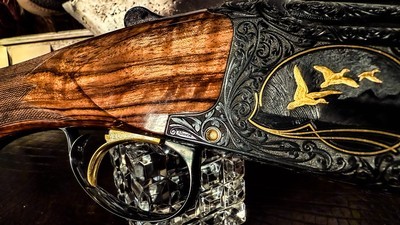 BROWNING SUPERPOSED MIDAS 28GA - F/F - 26 3/8” - 99% CONDITION - 1 OF 2 MADE IN 1961 IN MIDAS 28GA - EXQUISITE COLLECTOR’S ULTIMATE ERA PIECE - Image 10 of 18