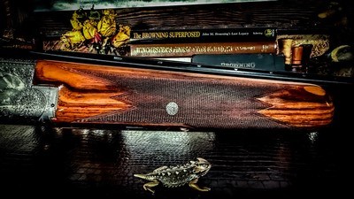 BROWNING SUPERPOSED POINTER 20GA - M/F - 28” ca. 1960 - 99% CONDITION - MAGIS ENGRAVED -FINE RARE SHOTGUN GRADE LOW PRODUCTION - UNTOUCHED ORIGINAL - Image 18 of 24
