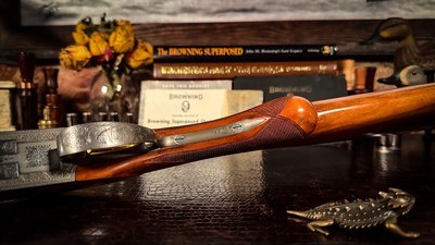 BROWNING SUPERPOSED POINTER 20GA - M/F - 28” ca. 1960 - 99% CONDITION - MAGIS ENGRAVED -FINE RARE SHOTGUN GRADE LOW PRODUCTION - UNTOUCHED ORIGINAL - Image 14 of 24