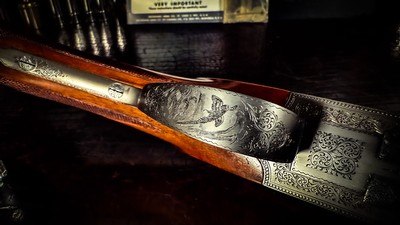 BROWNING SUPERPOSED POINTER 20GA - M/F - 28” ca. 1960 - 99% CONDITION - MAGIS ENGRAVED -FINE RARE SHOTGUN GRADE LOW PRODUCTION - UNTOUCHED ORIGINAL - Image 8 of 24