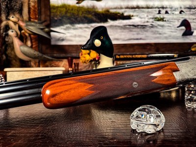 BROWNING SUPERPOSED POINTER 20GA - M/F - 28” ca. 1960 - 99% CONDITION - MAGIS ENGRAVED -FINE RARE SHOTGUN GRADE LOW PRODUCTION - UNTOUCHED ORIGINAL - Image 22 of 24