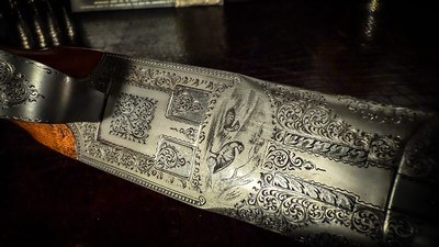 BROWNING SUPERPOSED POINTER 20GA - M/F - 28” ca. 1960 - 99% CONDITION - MAGIS ENGRAVED -FINE RARE SHOTGUN GRADE LOW PRODUCTION - UNTOUCHED ORIGINAL - Image 9 of 24