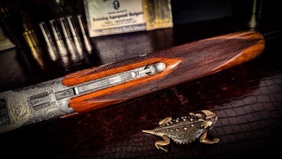 BROWNING SUPERPOSED POINTER 20GA - M/F - 28” ca. 1960 - 99% CONDITION - MAGIS ENGRAVED -FINE RARE SHOTGUN GRADE LOW PRODUCTION - UNTOUCHED ORIGINAL - Image 21 of 24