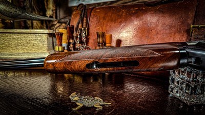 BROWNING CITORI GRAN LIGHTNING 410GA 28” INVECTOR - HIGH CONDITION - BEAUTIFUL BLACK FEATHERCROTCH WALNUT - NEW BROWNING CASE - Image 8 of 8