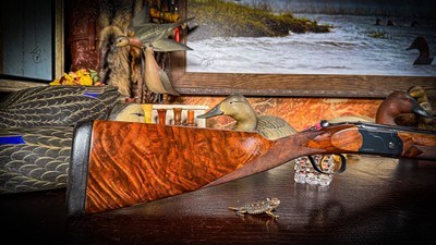 BERETTA ORVIS UPLANDER 28GA 26” “CUSTOM” IC/M FIXED - HIGH CONDITION - SPLENDID EURO WALNUT - MOST BEAUTIFUL UPLANDER AS I HAVE EVER SEEN