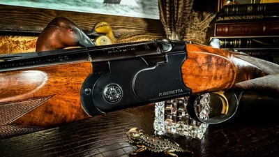 BERETTA ORVIS UPLANDER 28GA 26” LEFT HANDED “CUSTOM” IC/M FIXED - HIGH CONDITION - SPLENDID EURO WALNUT - MOST BEAUTIFUL UPLANDER AS I HAVE EVER SEEN - Image 10 of 22