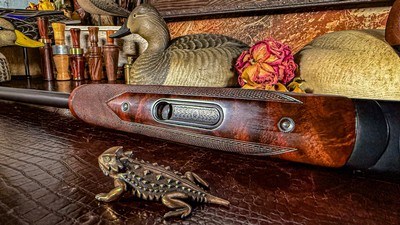BERETTA ORVIS UPLANDER 28GA 26” LEFT HANDED “CUSTOM” IC/M FIXED - HIGH CONDITION - SPLENDID EURO WALNUT - MOST BEAUTIFUL UPLANDER AS I HAVE EVER SEEN - Image 9 of 22