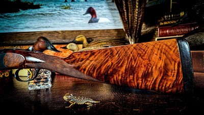 BERETTA ORVIS UPLANDER 28GA 26” LEFT HANDED “CUSTOM” IC/M FIXED - HIGH CONDITION - SPLENDID EURO WALNUT - MOST BEAUTIFUL UPLANDER AS I HAVE EVER SEEN - Image 2 of 22