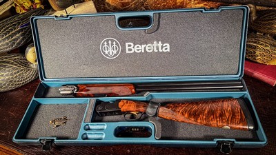 BERETTA ORVIS UPLANDER 28GA 26” LEFT HANDED “CUSTOM” IC/M FIXED - HIGH CONDITION - SPLENDID EURO WALNUT - MOST BEAUTIFUL UPLANDER AS I HAVE EVER SEEN - Image 6 of 22