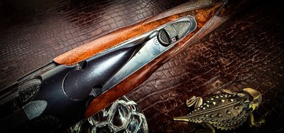 BERETTA ORVIS UPLANDER 28GA 26” LEFT HANDED “CUSTOM” IC/M FIXED - HIGH CONDITION - SPLENDID EURO WALNUT - MOST BEAUTIFUL UPLANDER AS I HAVE EVER SEEN - Image 19 of 22