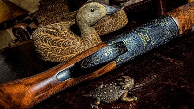 BROWNING 725 SPORTING MEDALLION HIGH GRADE 410GA 30” DIANA CHOKES 99% CONDITION NEGRINI FACTORY CASE ALL ACCESSORIES HIGHEST GRADE WALNUT - Image 14 of 17