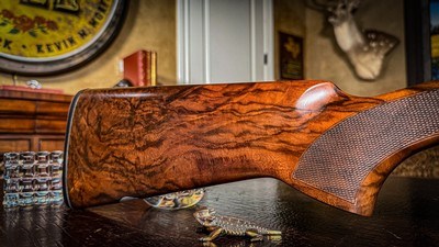BROWNING 725 SPORTING MEDALLION HIGH GRADE 410GA 30” DIANA CHOKES 99% CONDITION NEGRINI FACTORY CASE ALL ACCESSORIES HIGHEST GRADE WALNUT - Image 1 of 17