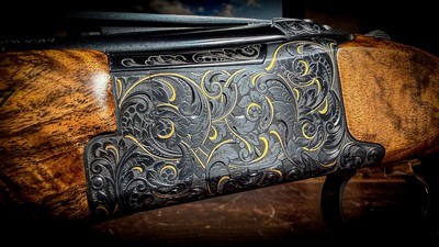 BROWNING 725 SPORTING MEDALLION HIGH GRADE 410GA 30” DIANA CHOKES 99% CONDITION NEGRINI FACTORY CASE ALL ACCESSORIES HIGHEST GRADE WALNUT - Image 10 of 17