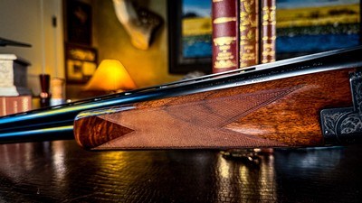 BROWNING SUPERPOSED PRESENTATION P1 20GA - 26” - IC / M - ca. 1980 - TIGHT LIKE NEW - PRESENTATION WALNUT - HIGH CONDITION SHOTGUN FOR THE GUNROOM - Image 9 of 24