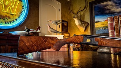 BROWNING SUPERPOSED PRESENTATION P1 20GA - 26” - IC / M - ca. 1980 - TIGHT LIKE NEW - PRESENTATION WALNUT - HIGH CONDITION SHOTGUN FOR THE GUNROOM - Image 12 of 24