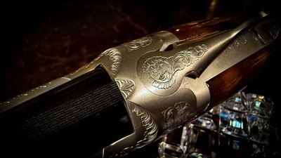 BROWNING GRADE III 28GA CITORI LIGHTNING 26” INVECTOR ca. 1998 - 99% - REMARKABLE FIDDLEBACK BLACK WALNUT - NEW BROWNING CASE - Image 6 of 17