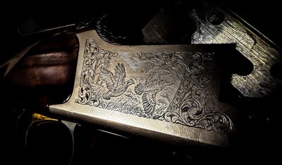 BROWNING GRADE III 28GA CITORI LIGHTNING 26” INVECTOR ca. 1998 - 99% - REMARKABLE FIDDLEBACK BLACK WALNUT - NEW BROWNING CASE - Image 11 of 17