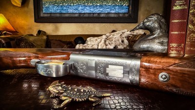 BROWNING GRADE III 28GA CITORI LIGHTNING 26” INVECTOR ca. 1998 - 99% - REMARKABLE FIDDLEBACK BLACK WALNUT - NEW BROWNING CASE - Image 17 of 17