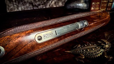 BROWNING GRADE III 410GA 26” CITORI LIGHTNING - RKLT - IC / M FIXED CHOKES ca. 1989 - MAGNIFICENT EXHIBITION BLACK WALNUT - Image 17 of 18
