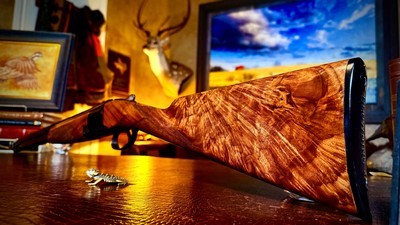 BROWNING SUPERLIGHT SUPERPOSED 12GA IC / SK - RAREST SOLID RIB 99% NEAR NEW IN BOX - BLACK FEATHERCROTCH WALNUT STOCK UPGRADE - SEXY SHOTGUN!!