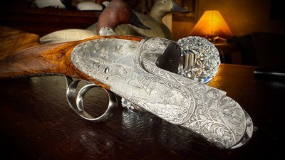 FAMARS ABBIATICO & SALVINELLI SLE CUSTOM 28GA GALLEAZZI ENGRAVED BULINO SCENE 26