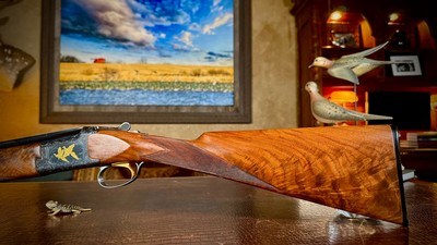 BROWNING SUPERLIGHT GRADE VI 20GA AS-NEW IN BOX 5-INVECTOR CHOKES TOOL AND THE FINEST BLACK FEATHERCROTCH WALNUT - Image 4 of 19