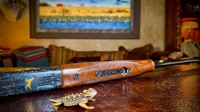 BROWNING SUPERLIGHT GRADE VI 20GA AS-NEW IN BOX 5-INVECTOR CHOKES TOOL AND THE FINEST BLACK FEATHERCROTCH WALNUT - Image 14 of 19