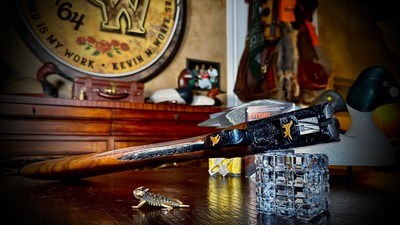 BROWNING SUPERLIGHT GRADE VI 20GA AS-NEW IN BOX 5-INVECTOR CHOKES TOOL AND THE FINEST BLACK FEATHERCROTCH WALNUT - Image 16 of 19