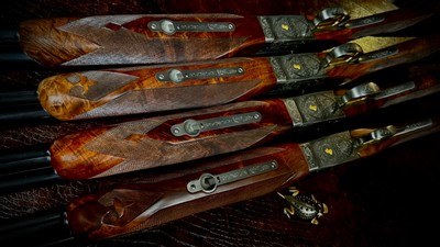 WINCHESTER MODEL 23 GOLDEN QUAIL SERIALIZED SET 410GA 28GA 20GA 12GA 