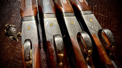 WINCHESTER MODEL 23 GOLDEN QUAIL SERIALIZED SET 410GA 28GA 20GA 12GA 